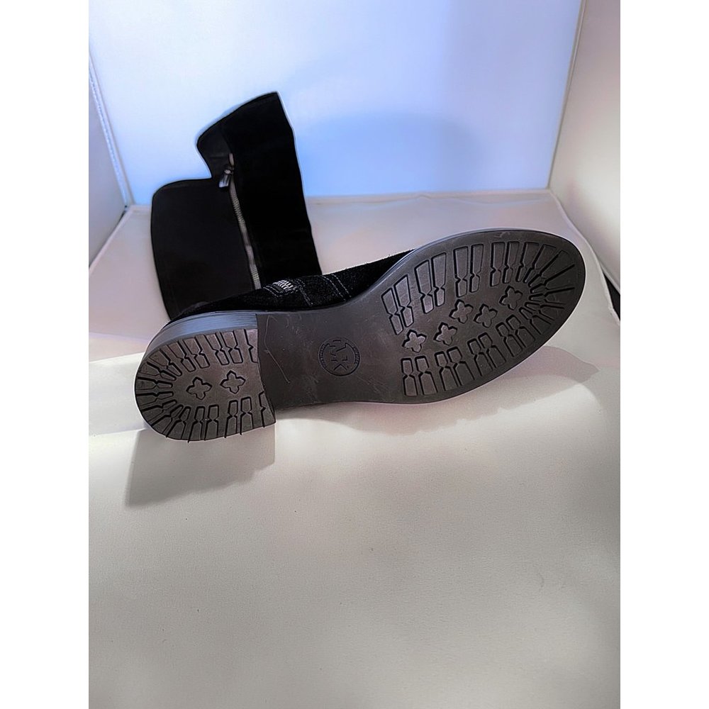 Michael Kors Black Suede Rider Boot - Picture 3 of 5